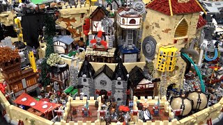 Giant LEGO Steampunk Rocket Production Castle Collaboration