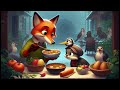 the greedy fox and the stork’s wisdom