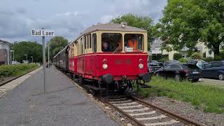 Pendelfahrten des Teuto Express am 04.08.2024 auf der TWE mit Dieseltriebwagen VT03