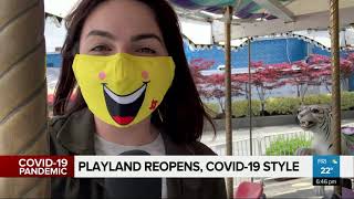 Playland reopens with limited attractions and extra safety measures