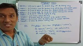 StringBuffer Class Methods in Java | StringBuffer Methods | Strings | Java Programming | Telugu