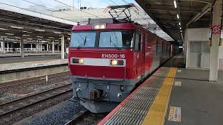 【貨物】金太郎EH500-16　コンテナ輸送　大宮駅通過