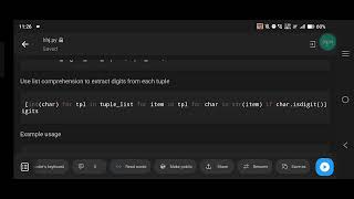 Python Program to Extract Digits from a Tuple List