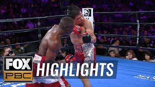 Guillermo Rigondeaux lands vicious left hook to defeat Julio Ceja by TKO | HIGHLIGHTS | PBC ON FOX