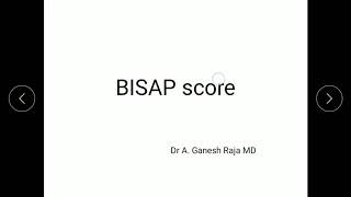 BISAP score