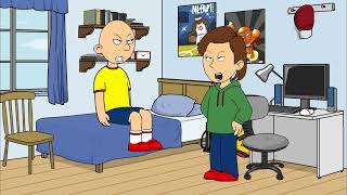 Caillou gets ungrounded for the first time.
