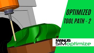 MANUSsim Optimize - Optimized Toolpath 2