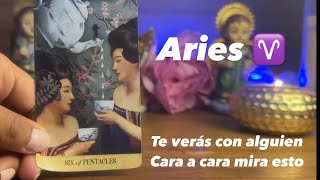 ARIES | CARA A CARA INESPERADO TODO ALGUIEN QUIERE CONQUISTARTE POR AHÍ NOTICIA BUENAS ESTARÁS FELIZ