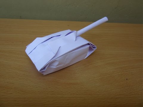 How to Make a Paper Tank - Easy Tutorials How to Make a Paper Tank - Easy Tutorials
