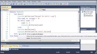Visual Basic Tutorial 33 More On Do Loops YouTube