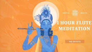 1 Hour guided healing music | 1 hour meditation music | Krishna Flute Music for Positive Energy