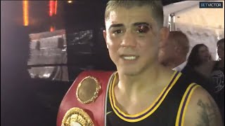 JoJo Diaz reacts to GETTING BADLY CUT IN ALL OUT WAR with Tevin Farmer I DAZN MIAMI FIGHT NIGHT