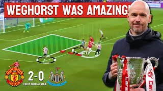 Tactical Analysis: How Ten Hag DESTROYED Newcastle to WIN his FIRST TROPHY! 🏆