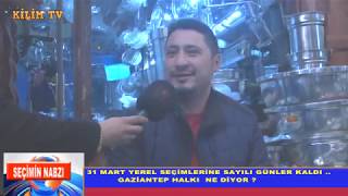 GAZİANTEP HALKI  31 MART 2019 YEREL SEÇİMİ HAKKINDA NE DÜŞÜNÜYOR.