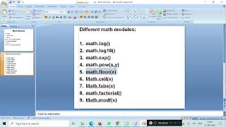 34 Python Math Module