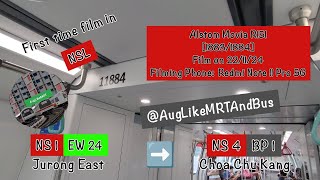 [CC] First Filming @NSL [ALS R151 1883/1884] (EW 24/NS 1) Jurong East ➡️ (NS 4/BP 1) Choa Chu Kang