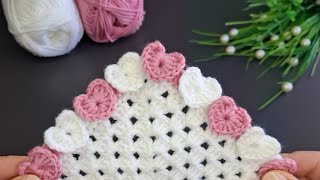 Fabulous easy crochet knitting motif making🧶Tığ işi kolay örgü motif yapımı