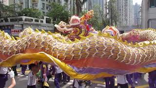 十八鄉南邊圍福德堂  - 打龍餅 (Dragon Dance in Pie)