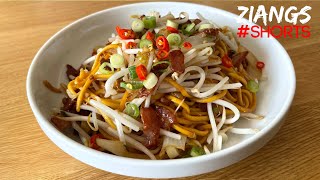 Ziangs #shorts - EASY bacon chow mein