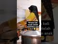 Pertama kali #masak #belajar