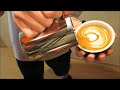 【うちラテ】チューリップのラテアート 7oz tulip latte art part2