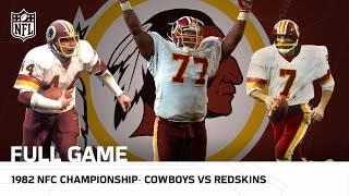 Cowboys vs. Redskins 1982 NFC Championship | NFL Full Game