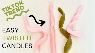 TikTok Made Me Do It: How to Make Twisted Candles