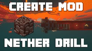 Minecraft Create Mod Tutorial - How to Make a Nether Miner Ep 24
