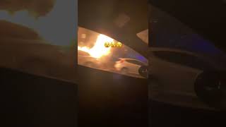 England Street Car Fire