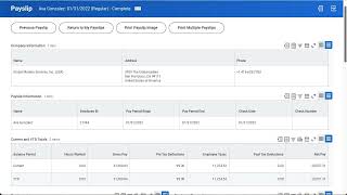 Workday: View and Print Payslips