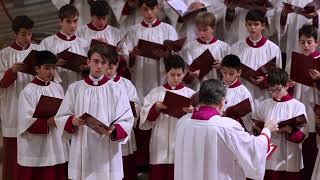 Crux fidelis di D. Bartolucci - Cappella Musicale Pontificia Sistina, direttore Mons. Marcos Pavan