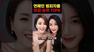 감옥에 다녀온 연예인들, 전과 순위 TOP8