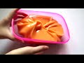 how to make jumbo mango juicy super glossy slime ♡diy giant mango stretchy and glossy slime