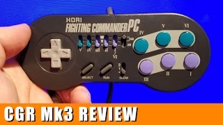 Classic Game Room - HORI FIGHTING COMMANDER PC controller review for PC-Engine