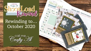 SheetLoad Rewind to October 2020 | 4 Quick \u0026 Easy Clear Cards | #SUYSOct2020 #SLCTOct2020