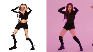 Drawing Meme Funny "How You Like That Dance"  - Blackpink | Music Meme
