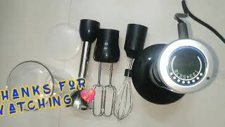 iBell IB HB1000J ✨ 1000 watts Hand Blender 💖 Unboxing and review ✨