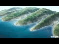 ＣＧ作品 情報番組　リアス式海岸の成り立ち説明cg