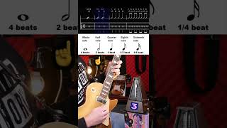 Beginners Guide To Note Values in music #guitar #playalong #rhythmtraining