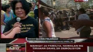 QRT: Mahigit 20 pamilya, nawalan ng tirahan dahil sa demolisyon