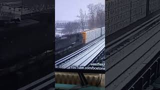 CSX mixed freight at Westfield ma