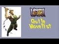 Ultra Street Fighter IV - Guile Move List