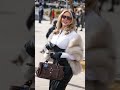 Carol Vorderman dons leather bustier at Cheltenham as she leads glamorous celeb arrivals #shorts