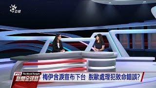 “脫歐苦撐三年 梅伊含淚下台“ 黃琛瑜（淡大公行系副教授） 20190527公視新聞全球話