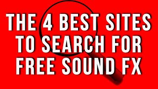 The Four Best Sites to Search for Free Sound Effects  #freesoundeffects