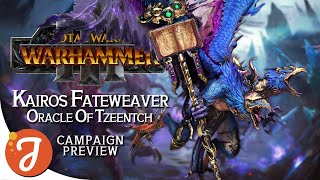 TZEENTCH CAMPAIGN GAMEPLAY | KAIROS Preview | Total War: WARHAMMER III