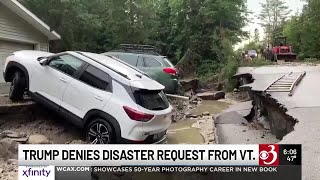 Trump issues disaster declarations for Alaska and other states but denies Vermont, Illinois, and...