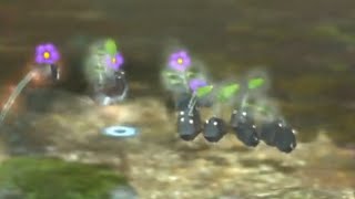 普通に水の上に立ってる岩ピクミン【ピクミン3 PIKMIN3】