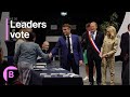 French Elections: Leaders Cast Ballots in First Round of Votes