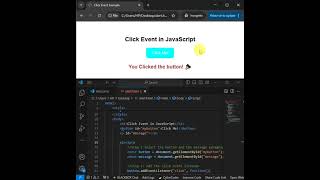 JavaScript Button Click Event – Full Code + Demo 💻✅